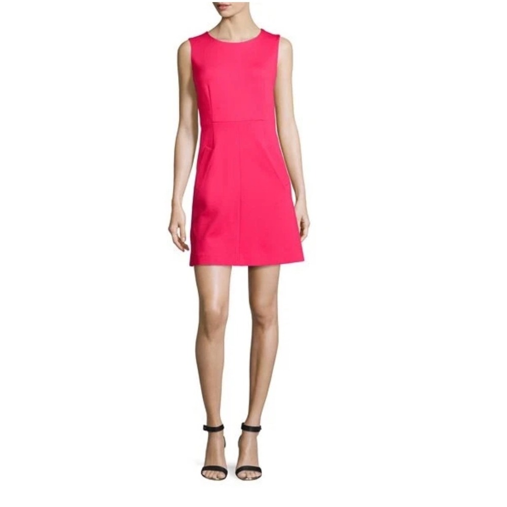 Diane Von Furstenberg Capreena Mini Dress, Pink spice, size 8